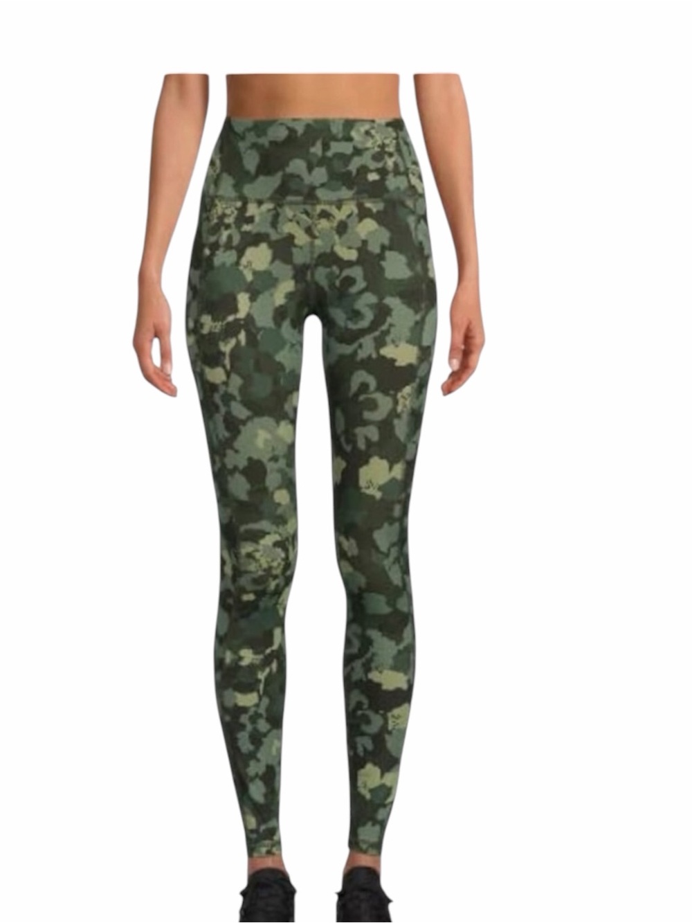 Avia Women's Green Camo High-Waist Leggings